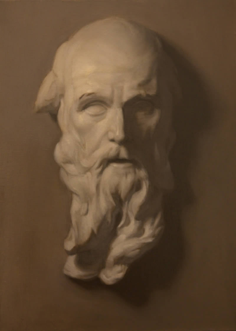 Old Man with a Beard, Painting